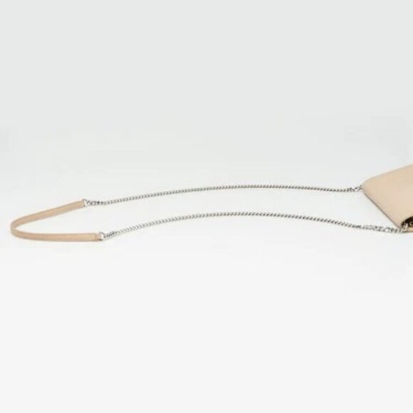 Yves Saint Laurent Beige Smooth Leather Kate Tassel Wallet on Chain Bag - Picture 8 of 12